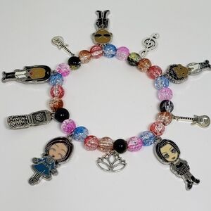 Handmade Nana Anime Blast Band Beaded Glass Bracelet